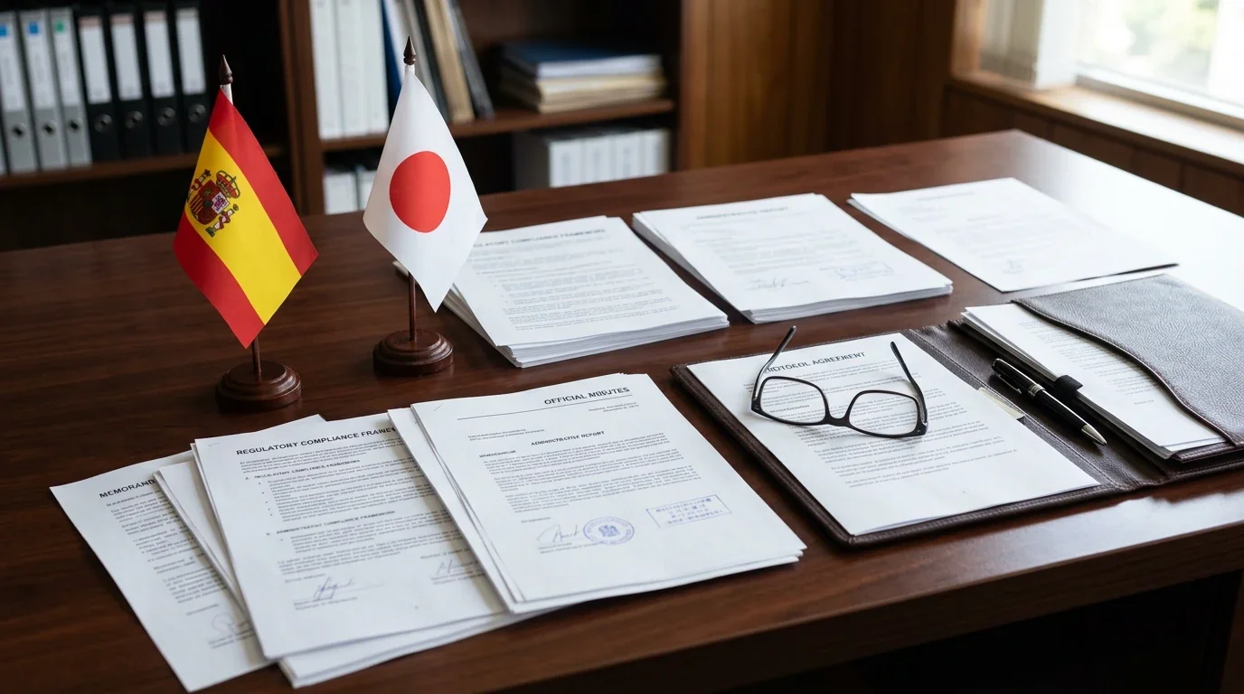 Documentos legales sobre regulación de apuestas deportivas en España y Japón